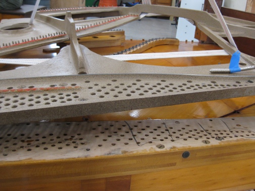 Installed New Bridge Pins, ReInstall Plate